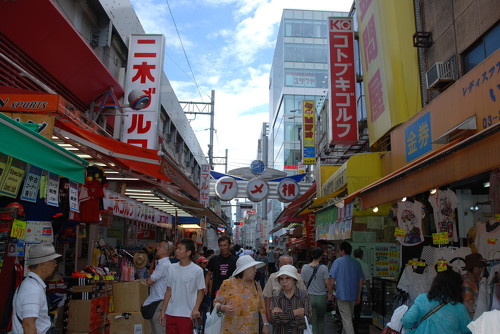 calles mercado de Ameyoko