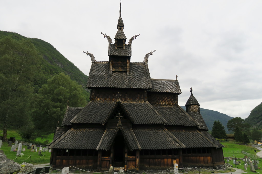 17.iglesia de madera de Borgund
